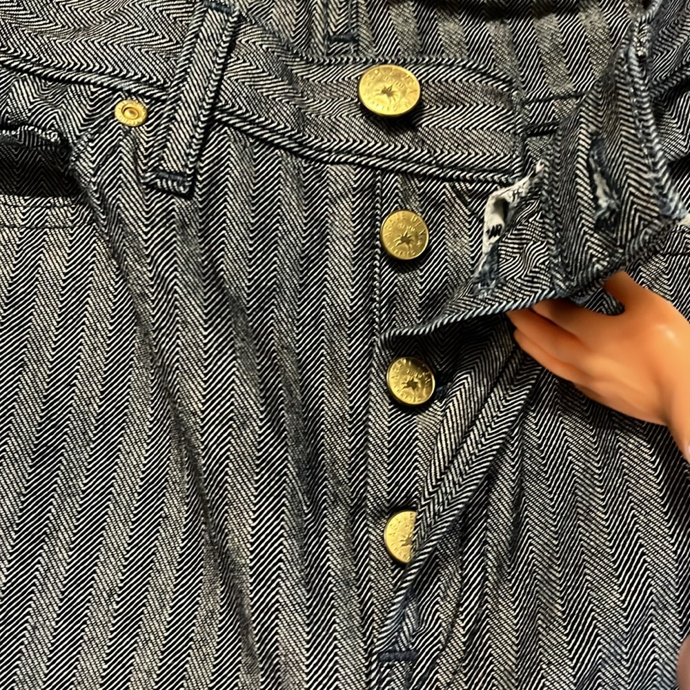 Agave Denim W6 High Rise Straight Button Fly Oakley Rinse Size 27 - Picture 2 of 16
